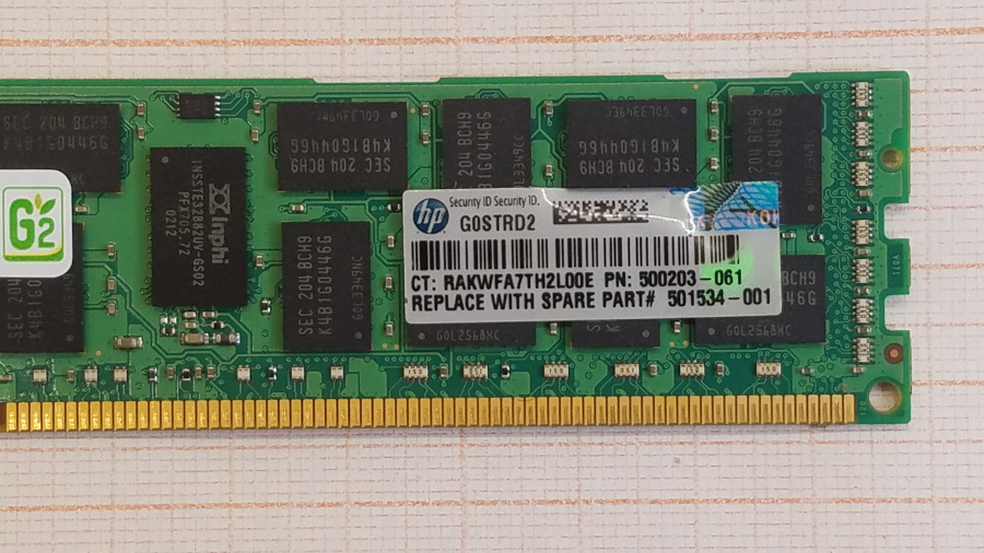 172-079-002 DDR3 RDIMM ECC REG HP 500203-061 #2
