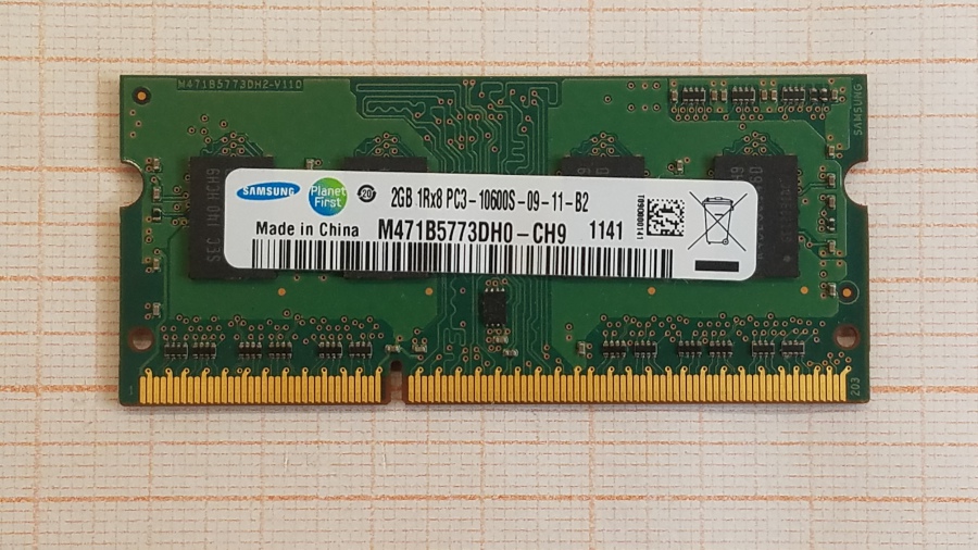 165-443-001 DDR3 SO-DIMM SAMSUNG M471B5773DH0-CH9 #1