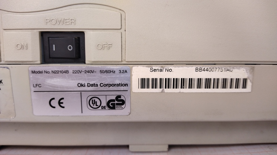 165-057-001 Принтер OKI B4350 #19