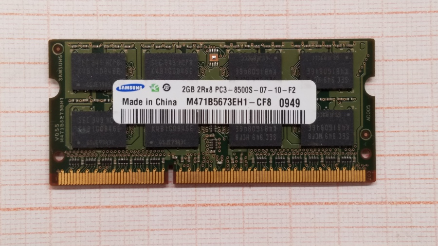 165-445-001 DDR3 SO-DIMM SAMSUNG M471B5673EH1-CF8 #1