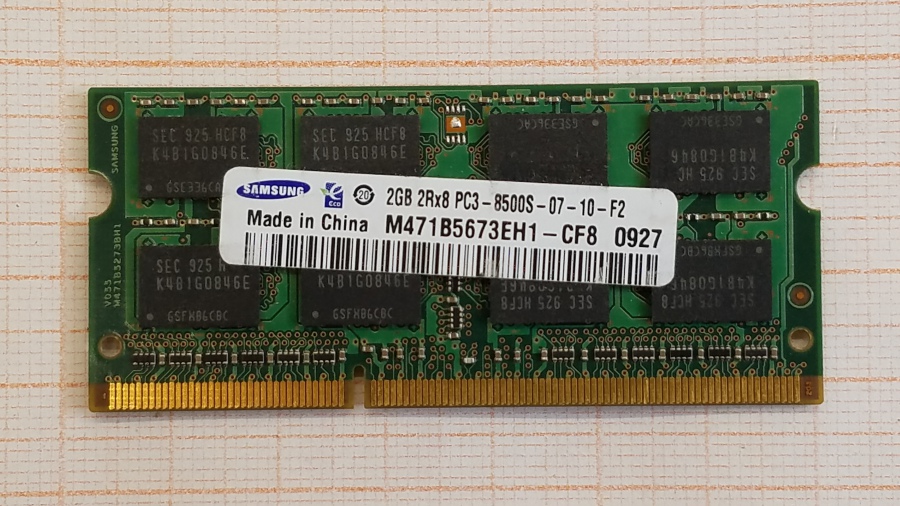 165-447-001 DDR3 SO-DIMM SAMSUNG M471B5673EH1-CF8 #1
