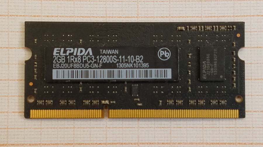 165-456-001 DDR3 SO-DIMM Elpida EBJ20UF8BDU5-GN-F #1