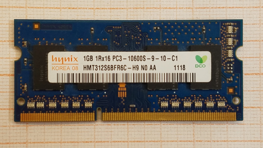 165-469-001 DDR3 SO-DIMM HYNIX HMT312S6BFR6C-H9 #1