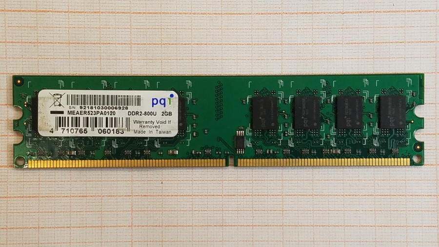 165-474-001 DDR2 DIMM PQI MEAER523PA0120 #1
