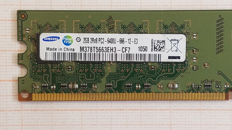 165-477-001 DDR2 DIMM Crucial CT25664AA800.K16FK #3