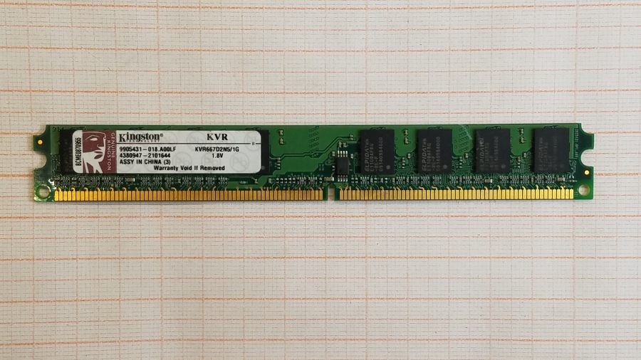 165-484-001 DDR2 DIMM KINGSTON KVR667D2N5/1G #1