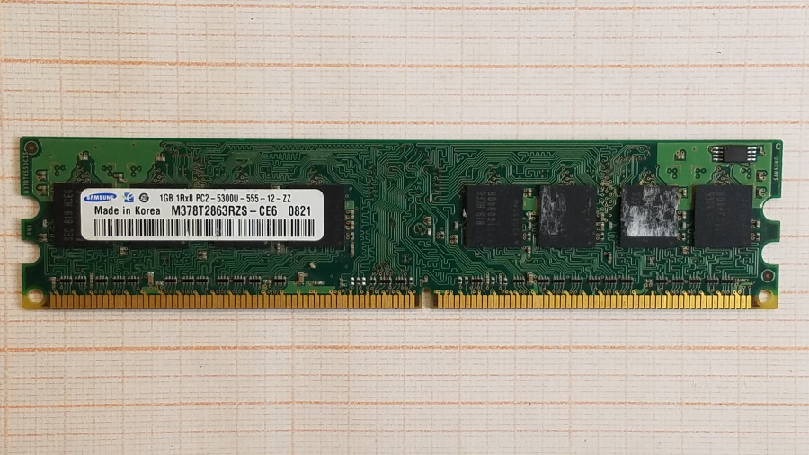 165-486-001 DDR2 DIMM SAMSUNG M378T2863RZS-CE6 #1