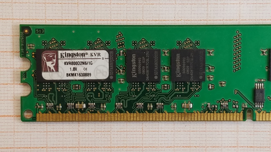 165-487-001 DDR2 DIMM KINGSTON KVR800D2N6/1G #2
