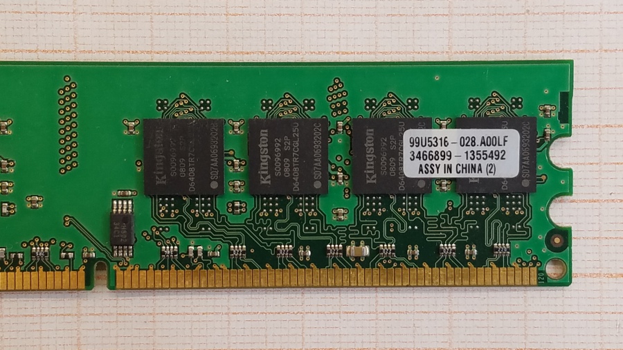 165-487-001 DDR2 DIMM KINGSTON KVR800D2N6/1G #3