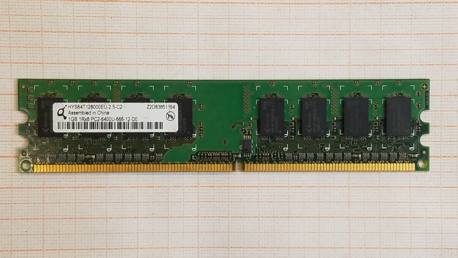 165-490-001 DDR2 DIMM Qimonda HYS64T128000EU-2.5-C2 #1