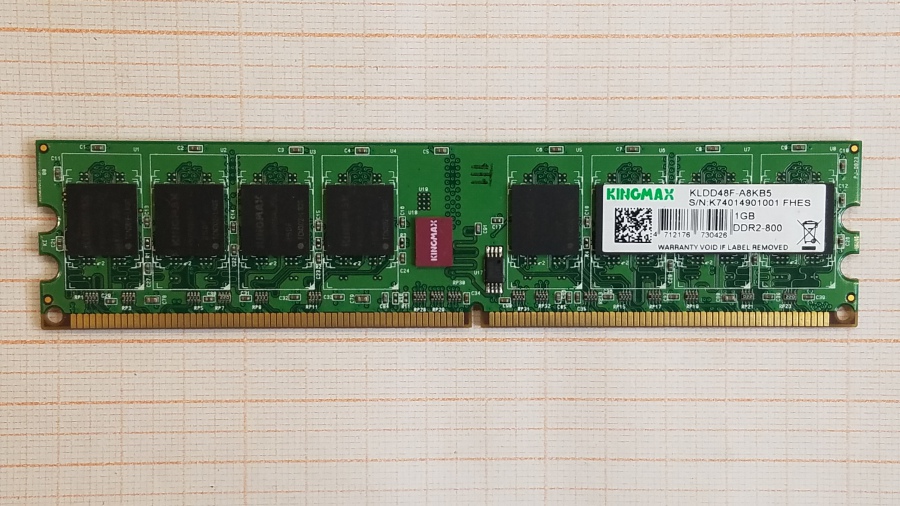 165-492-001 DDR2 DIMM KINGMAX KLBD48K-A8HD4 #1