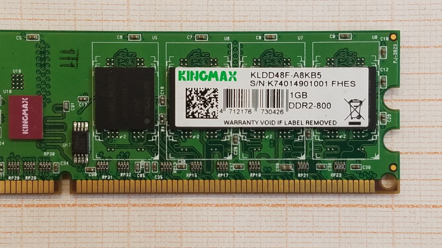 165-492-001 DDR2 DIMM KINGMAX KLBD48K-A8HD4 #2