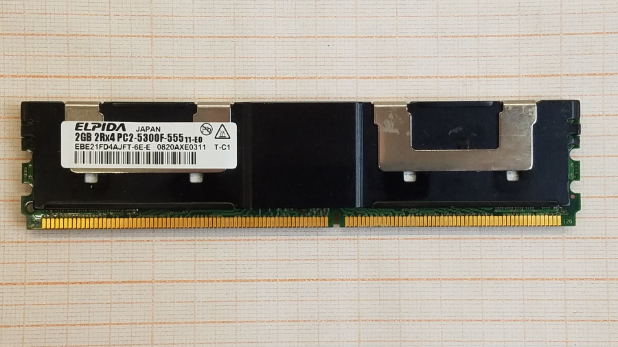 165-494-001 DDR2 FB-DIMM Elpida EBE21FD4AJFT-6E-E #1