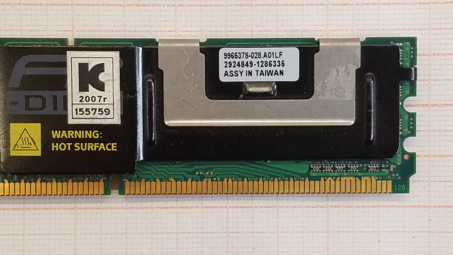 165-495-001 DDR2 FB-DIMM KINGSTON KVR667D2D4F5/2G #3