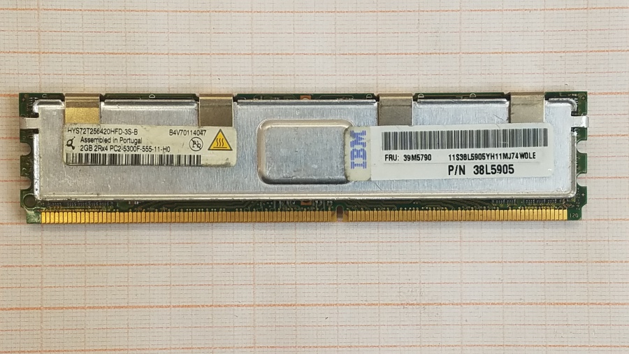 165-496-001 DDR2 FB-DIMM IBM 38L5905 #1