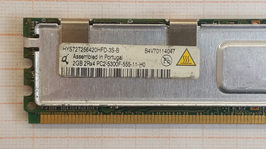 165-496-001 DDR2 FB-DIMM IBM 38L5905 #3