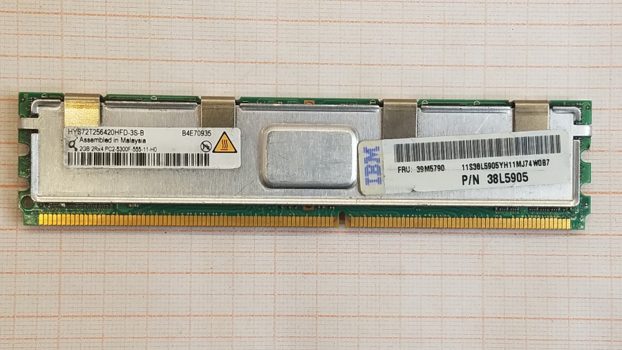 165-496-002 DDR2 FB-DIMM IBM 38L5905 #1