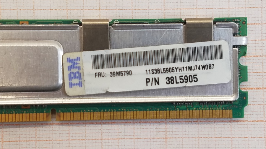 165-496-002 DDR2 FB-DIMM IBM 38L5905 #3