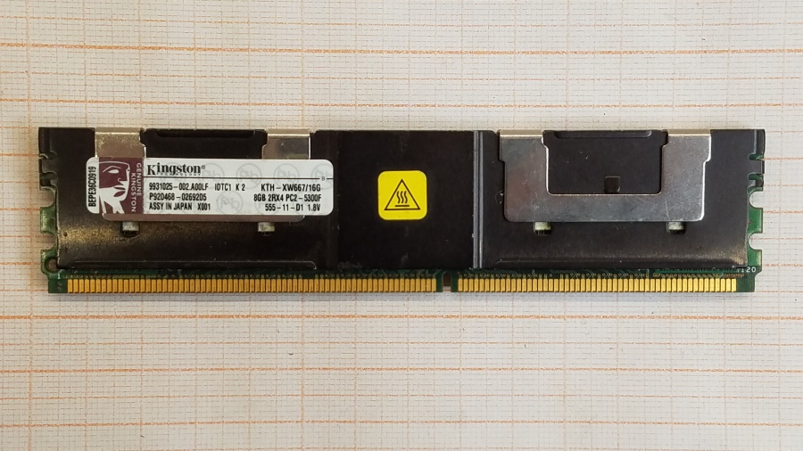 165-499-001 DDR2 FB-DIMM KINGSTON KTH-XW667/16G #1