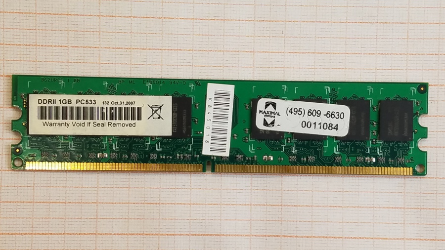 165-500-001 DDR2 DIMM SAMSUNG DDR2 1GB PC533 #1