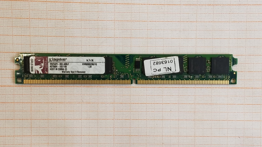 165-504-001 DDR2 DIMM KINGSTON KVR800D2N6/1G #1