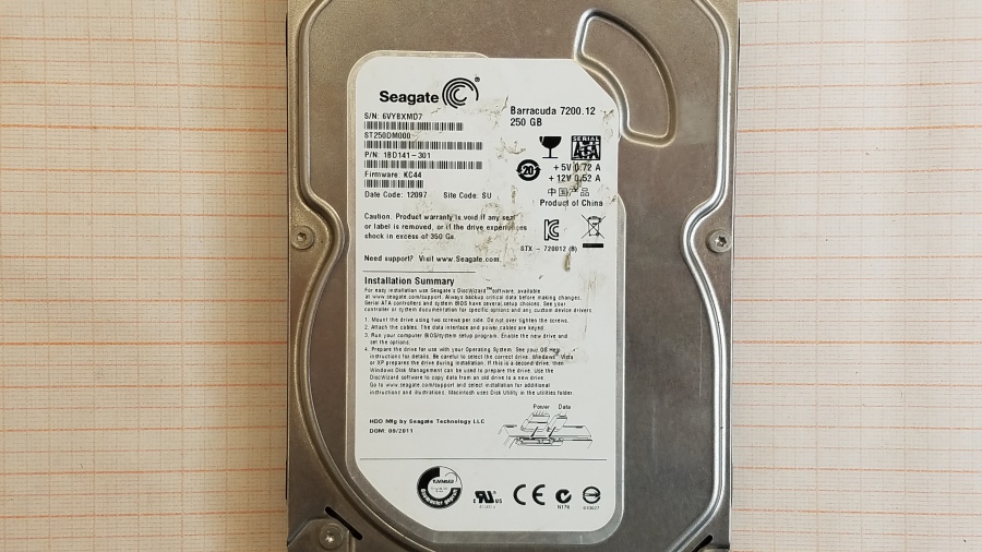 165-379-002 HDD 3.5" SATA SEAGATE Barracuda ST250DM000 #2