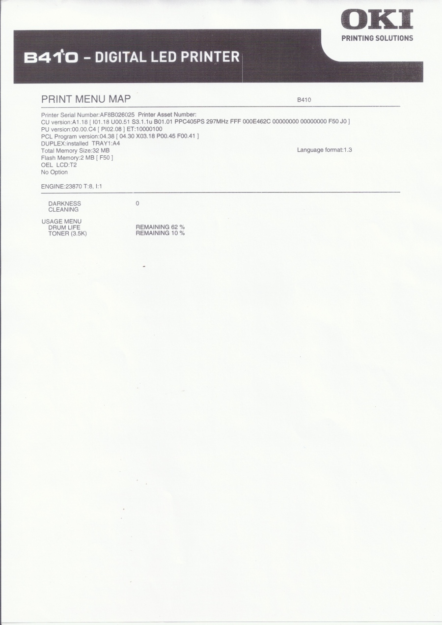 143-008-010 Принтер OKI B410d #18