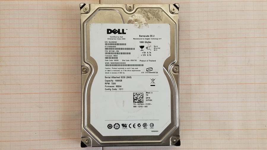 111-163-001 HDD 3.5" SAS DELL 0CP464 #2