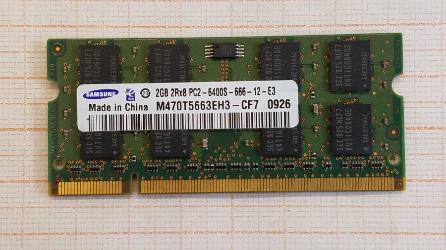 111-167-001 DDR2 SO-DIMM SAMSUNG M470T5663EH3-CF7 #1