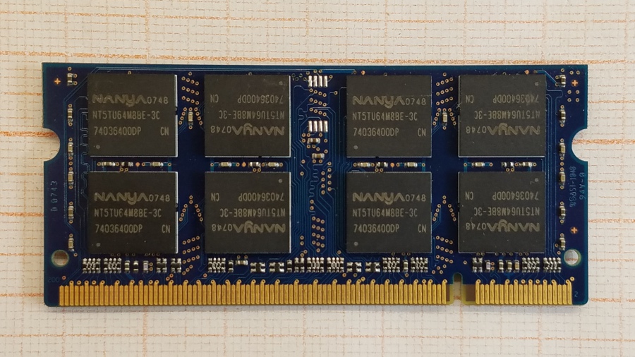 111-169-001 DDR2 SO-DIMM NANYA NT1GT64U8HB0BN-3C #2
