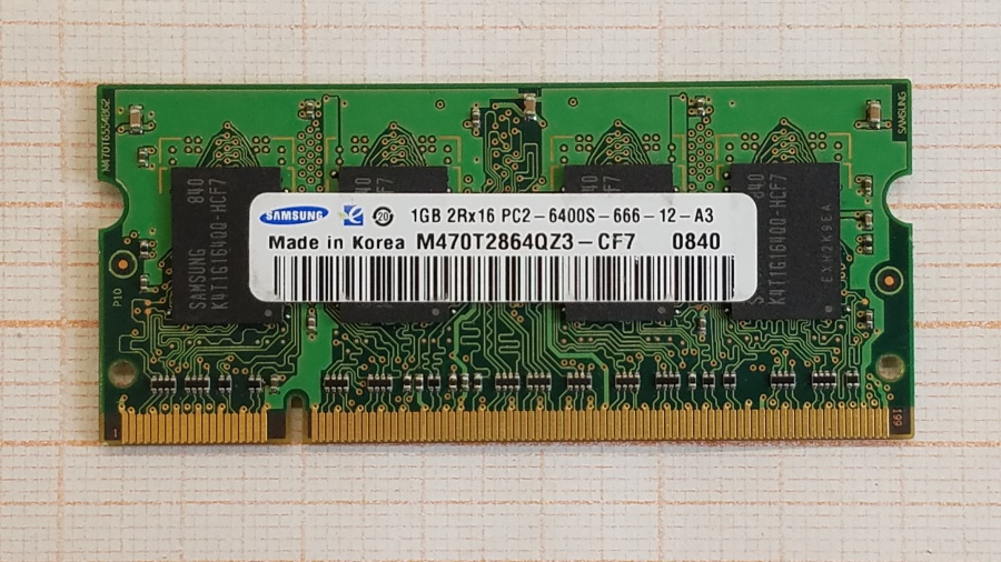 111-171-001 DDR2 SO-DIMM SAMSUNG M470T2864QZ3-CF7 #1