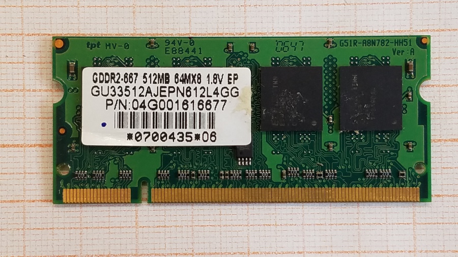 111-172-001 DDR2 SO-DIMM Elpida GU33512AJEPN612L4GG #1