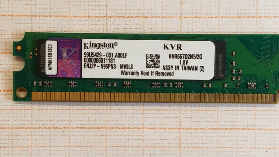 147-067-001 DDR2 DIMM KINGSTON KVR667D2N5/2G #2