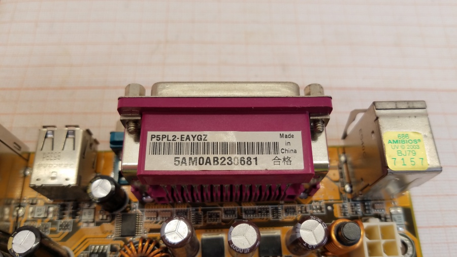 165-546-001 MB LGA 775 ASUS P5PL2-EAYGZ #3