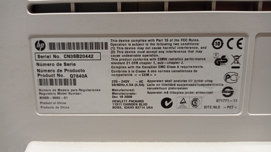 099-007-002 МФУ HP LaserJet M5025 MFP #36