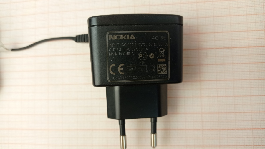 111-186-001 СЗУ для мобильных устройств NOKIA AC-3E #3