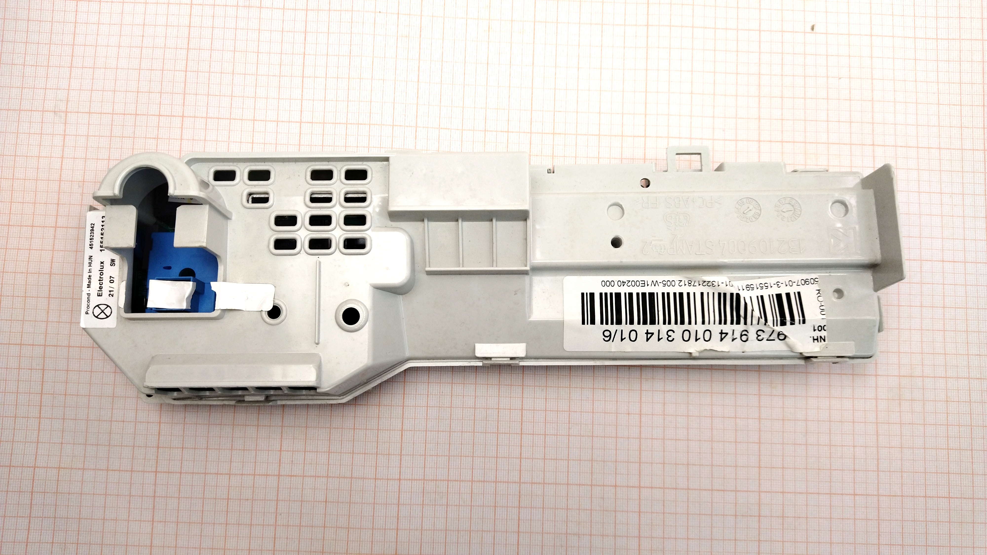 111-343-001 Модуль управления для стиральной машины Electrolux 155152113 |  Хламада - запчасти с разборки серверов, компьютеров, ноутбуков, планшетов,  смартфонов