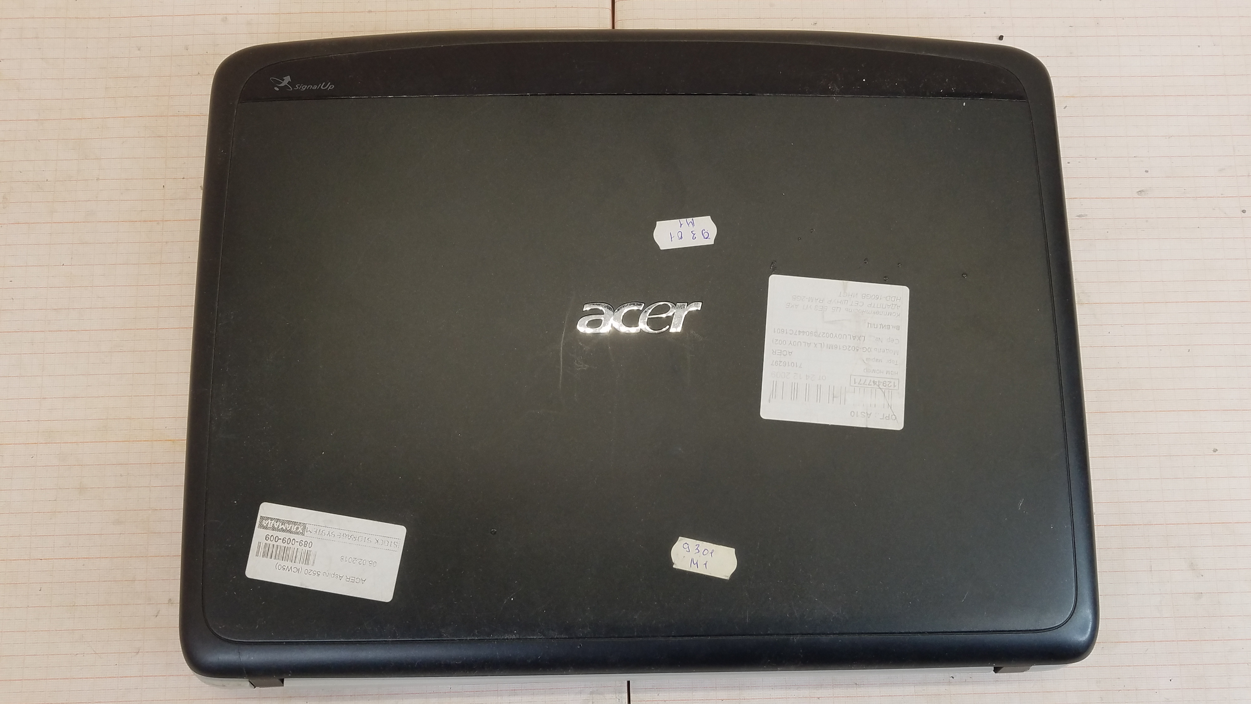 089-009-009 Ноутбук ACER Aspire 5520 (ICW50) | Хламада - запчасти с  разборки серверов, компьютеров, ноутбуков, планшетов, смартфонов