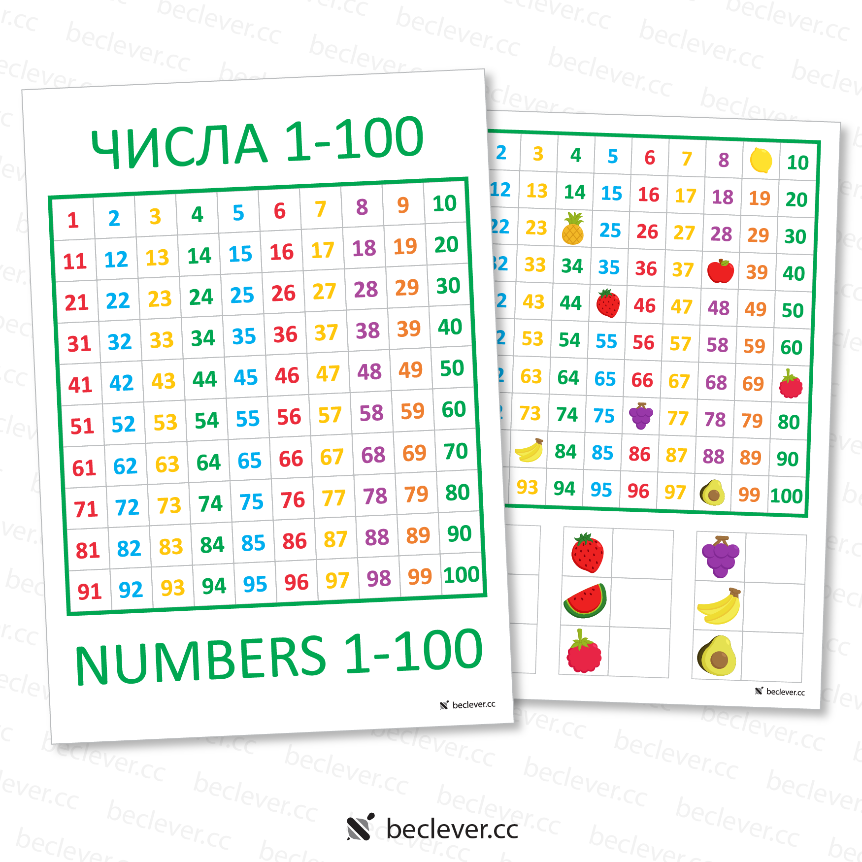 Считаем до 100