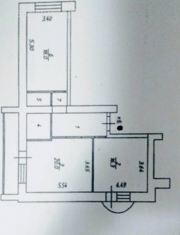 2-комнатная 68.7 м2 в ЖК undefined корпус undefined этаж 2