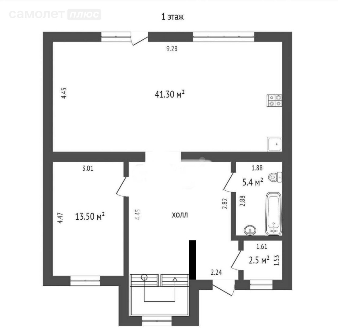 4-комнатная 142 м2 в ЖК undefined корпус undefined этаж null