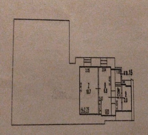 1-комнатная 24 м2 в ЖК undefined корпус undefined этаж 1