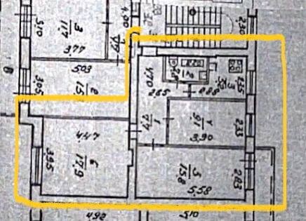 3к. квартира Российская улица, 45А 