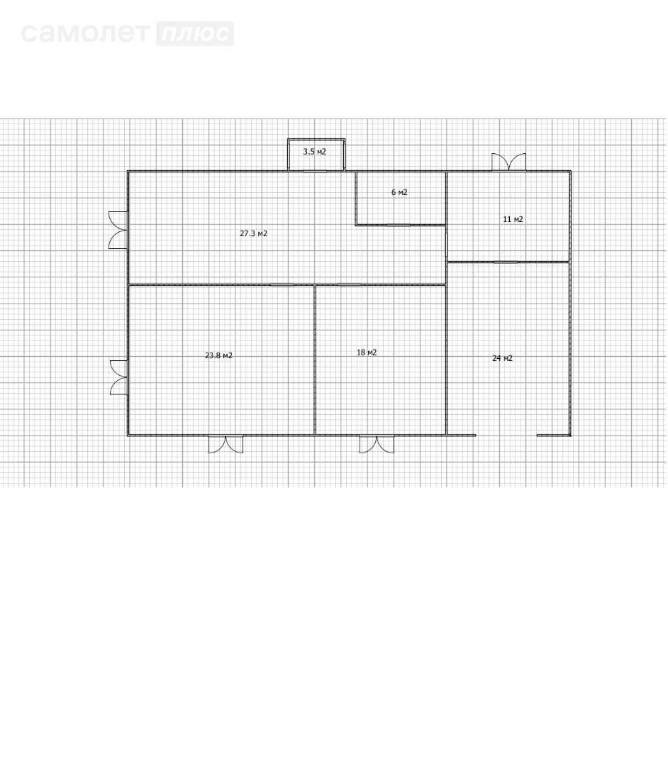 2-комнатная 110 м2 в ЖК undefined корпус undefined этаж null