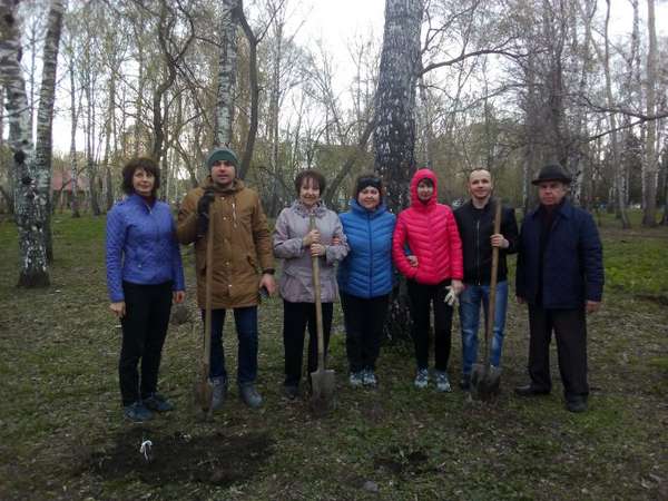 "День посадки леса" активистами ПВО в Новосибирске