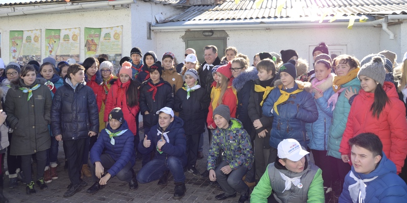 Школьники Астрахани приняли участие в экологическом тимбилдинге