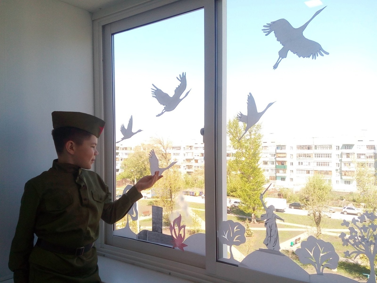 Самарская область присоединилась ко Всероссийской акции РДШ «Окна Победы»