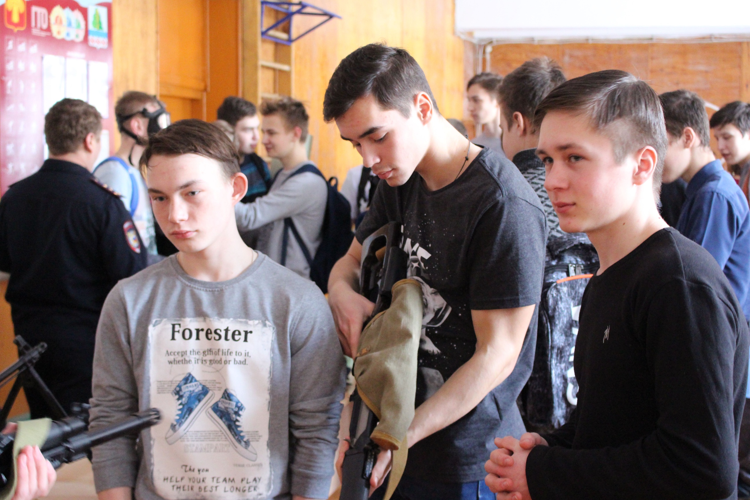 Школьники Прилузского района встретились с представителями МВД