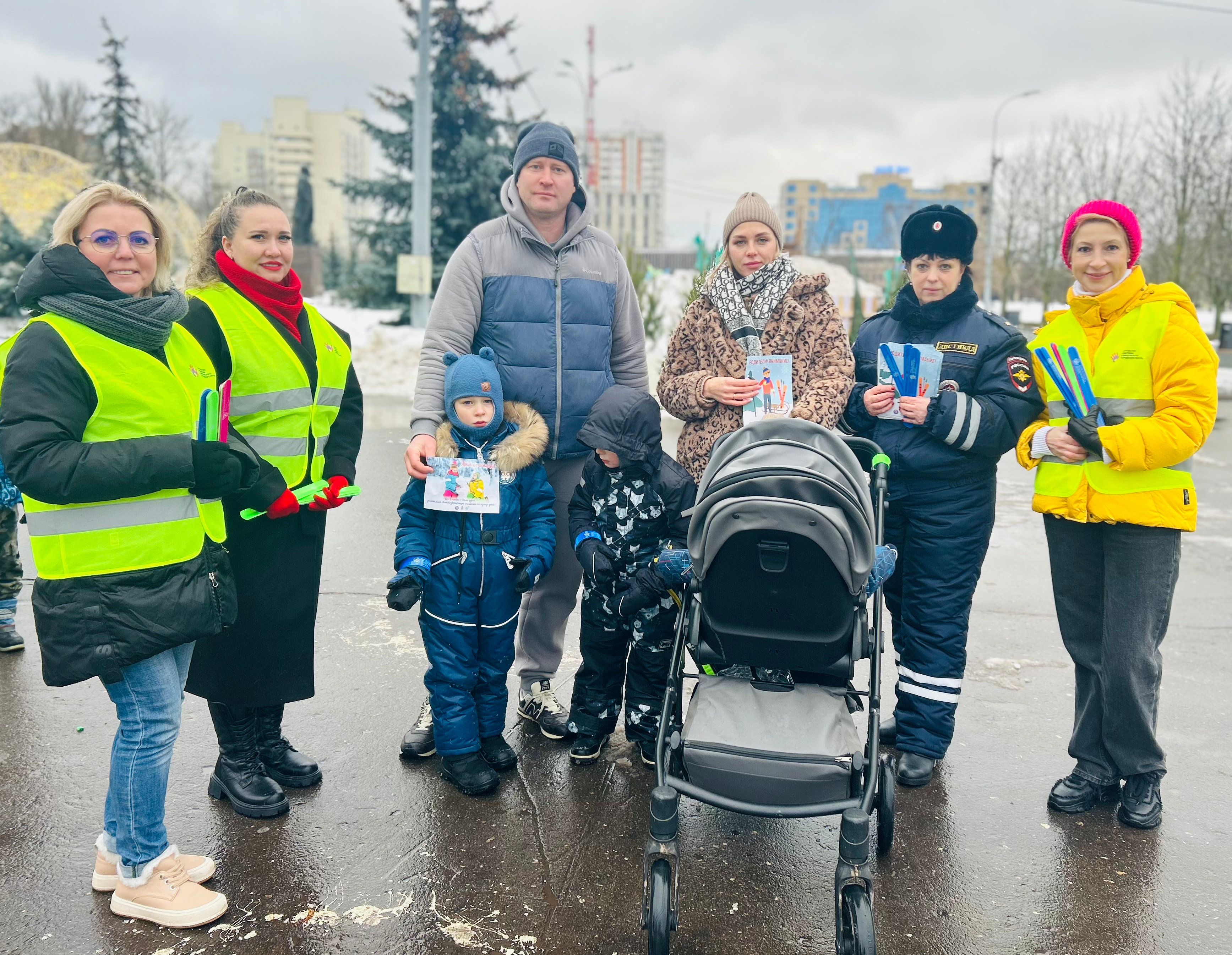 «Безопасную зиму» провели автоинспекторы и общественники в Одинцове