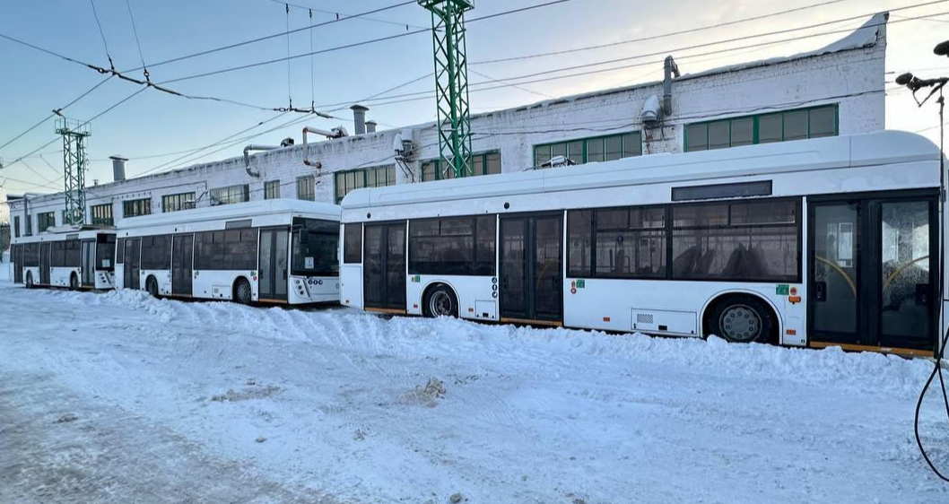 В Чувашию поступают новые троллейбусы на маршрут между Чебоксарами и Новочебоксарском